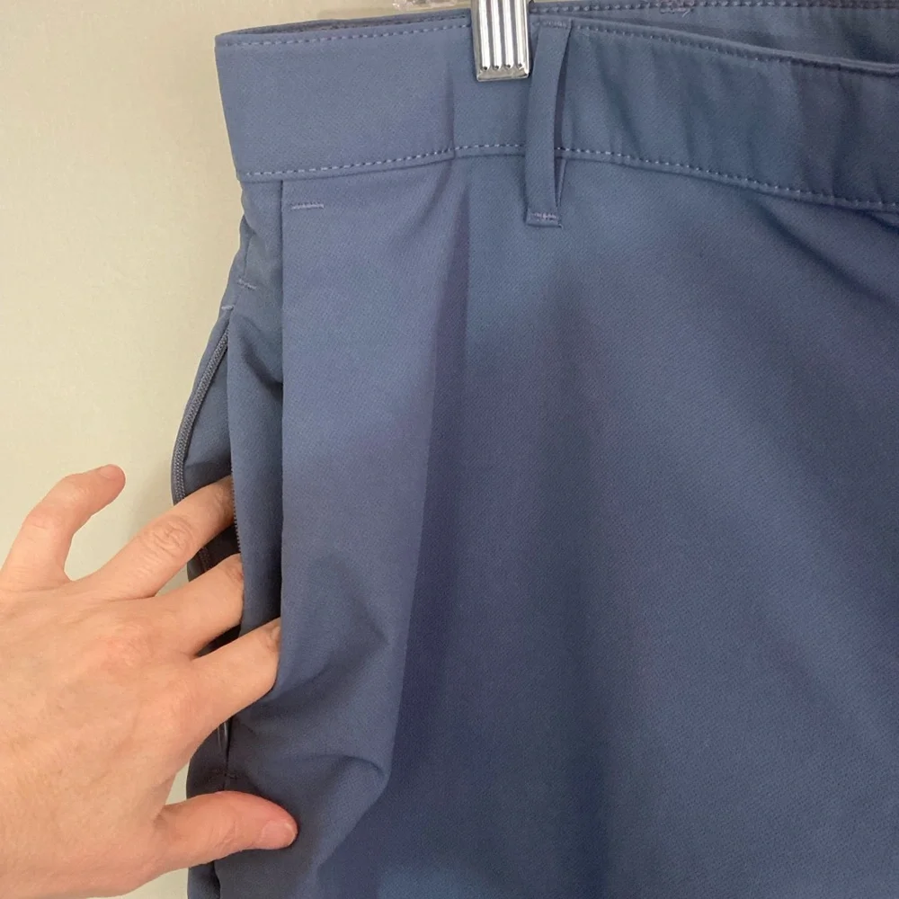 *Banana Republic Flat Front Slim Performance Pant 36 blue